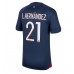 Paris Saint-Germain Lucas Hernandez #21 Voetbalkleding Thuisshirt 2023-24 Korte Mouwen